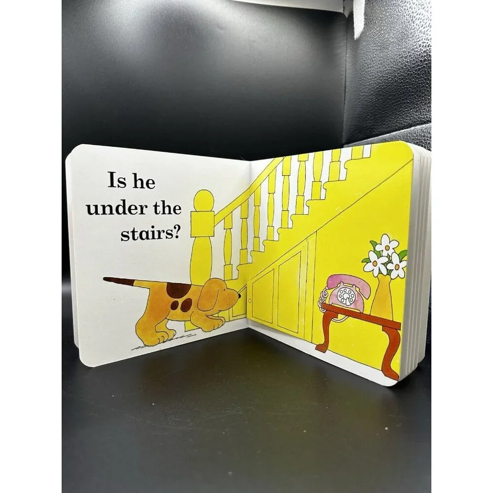 Where's Spot? Lift The Flap Board Book By Eric Hill‎ Vintage 2000 Puppy Dog GUC